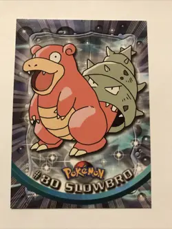Pokemon - Topps 1999 - #80 Slowbro - Non Holo - Blue Logo Card - Image 1