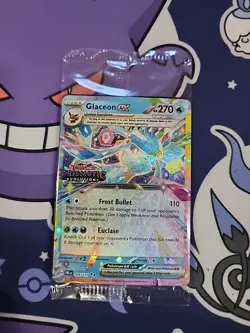 Glaceon ex 026/131 Prismatic Evolutions Stamped Promo Pokemon Card SEALED - Image 2