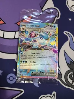 Glaceon ex 026/131 Prismatic Evolutions Stamped Promo Pokemon Card SEALED - Image 3