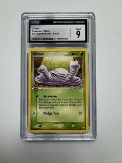 MINT 9 Grimer 54/92- EX Legend Maker, 2006 Pokemon Card - Image 1
