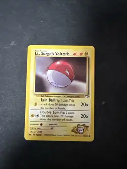 LT. SURGE’S VOLTORB - Gym Heroes Set - 84/132 - Common - Pokemon Card D1 - Image 1