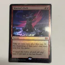 MTG ~ Double Masters ~ Warrior’s Oath ~ Foil ~ Rare ~ MINT!!! - Image 1