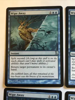 Wipe Away X4 Time Spiral Ex Condition See Pics Front Back - Image 4