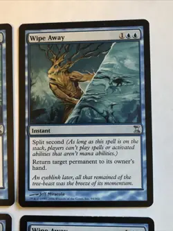 Wipe Away X4 Time Spiral Ex Condition See Pics Front Back - Image 5