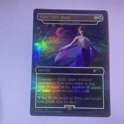 Yuna's Holy Magic - Prismatic Ending (Rainbow Foil) Secret Lair Drop Foil - Image 1