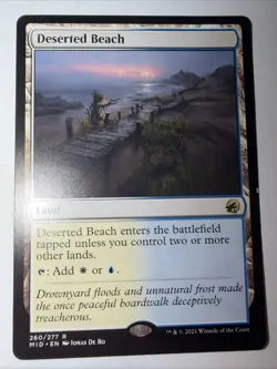 Deserted Beach 260 Innistrad Midnight Hunt x1 1x MTG Single - Image 2