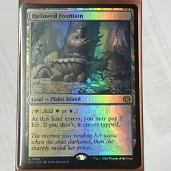 MTG - Hallowed Fountain #0265 - Lorwyn Eclipsed - NM - Foil - Image 1