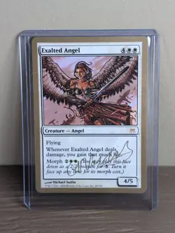 Exalted Angel - Gabriel Nassif - 2004 ~ Near Mint World Championship MTG - Image 1