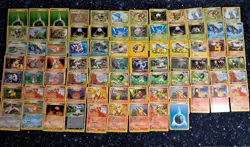 Pokemon vintage 2002-03 card lot (88) cards (2) rare promos (2) holo - Image 1