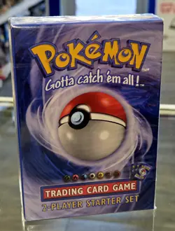 SPECTACULAR 1999 WOTC POKEMON Starter Set Sealed & Bonus Misty's Magikarp CGC 9! - Image 1