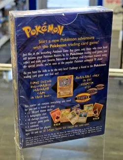 SPECTACULAR 1999 WOTC POKEMON Starter Set Sealed & Bonus Misty's Magikarp CGC 9! - Image 2