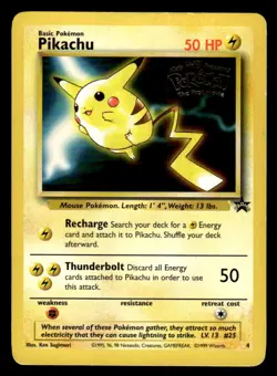 Pokemon TCG WoTC Promo #4 Pikachu HP - Image 1