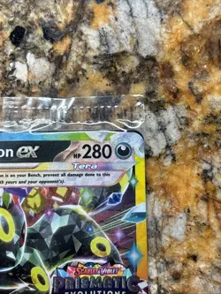Pokemon Umbreon ex Prismatic 060/131 Promo Stamped Holo 280 HP (sealed) - Image 4