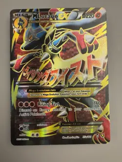 Pokemon M Lucario EX 055A/111 Alternate Art Promo Holo Mega HP220 English TCG - Image 1