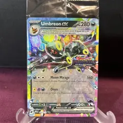 Pokemon SEALED Umbreon ex 060/131 Prismatic Evolutions Surprise Box Promo Holo! - Image 1