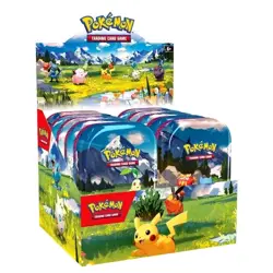Pokemon TCG Ascended Heroes MINI TIN Open DISPLAY BOX Factory Sealed 10x NEW Set - Image 1
