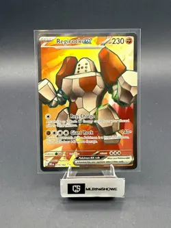 Regirock ex Pokemon Destined Rivals 214/182 Ultra Rare Near Mint - Image 1