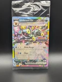 2025 Pokemon Prismatic Evolutions Umbreon ex Surprise Box Stamped Sealed - Image 1