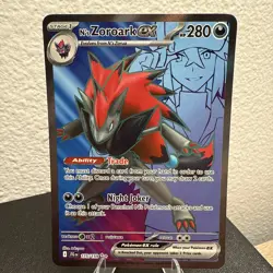 Pokemon TCG N's Zoroark ex - 175/159 SV09: Journey Together Ultra Rare NM - Image 2