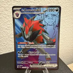 Pokemon TCG N's Zoroark ex - 175/159 SV09: Journey Together Ultra Rare NM - Image 5