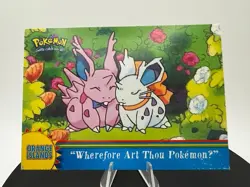 Topps Pokemon Series 3 Orange Islands #OR17 'Wherefore Art Thou, PokemonU' MP - Image 1
