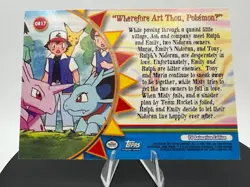 Topps Pokemon Series 3 Orange Islands #OR17 'Wherefore Art Thou, PokemonU' MP - Image 2