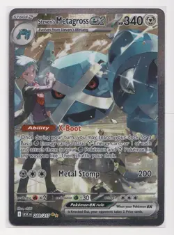 Steven’s Metagross ex SIR (289/217) – Pokemon Ascended Heroes - Image 1
