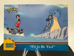 Pokemon Topps Orange Islands Fit to Be Tied #OR2 Blue Label TV Animation MP - Image 1