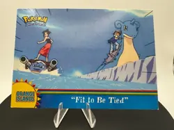 Pokemon Topps Orange Islands Fit to Be Tied #OR2 Blue Label TV Animation MP - Image 3