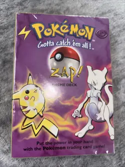 Pokemon ZAP! Theme Deck 1999 SEALED - Image 1