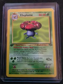1999 Pokemon WOTC Vileplume 31/64 Jungle 1st Edition - Image 1