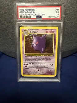 Pokemon Gengar Legendary Collection Holo Rare 11/110 80HP Stage 2 PSA 5 2002 - Image 1