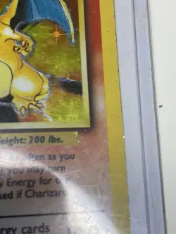 POKEMON CHARIZARD BASE SET #4/102 UNLIMITED RARE HOLO LIGHT TO MEDIUM PLAY - Image 4