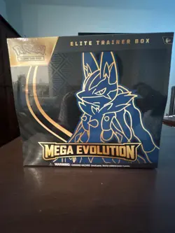 Pokemon Mega Evolution Lucario Elite Trainer Box Factory Sealed - Image 1
