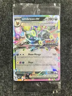 SEALED Umbreon ex 060/131 Prismatic Evolutions Stamped Promo Pokemon TCG - Image 1