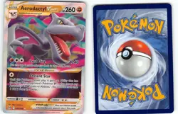 AERODACTYL VSTAR 093/196 HOLO RARE VSTAR LOST ORIGIN POKEMON NM - Image 1