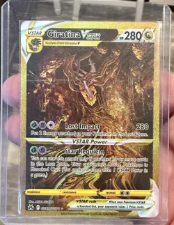 Pokemon TCG Giratina VSTAR GG69/GG70 Crown Zenith Galarian Gallery Secret Rare - Image 1