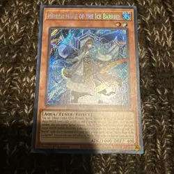 Yugioh Mirror Mage of the Ice Barrier Secret Rare BLTR - Image 1