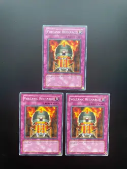 Yugioh Volcanic Recharge FOTB-EN049 1st Edition MP/HP X3 - Image 1