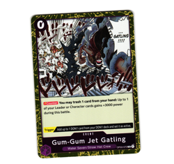 One Piece Gum-Gum Jet Gatling OP03-072 Foil [NM] - Image 1