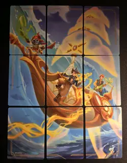Disney Lorcana - Azurite Sea Full 9 Card Puzzle - Image 1