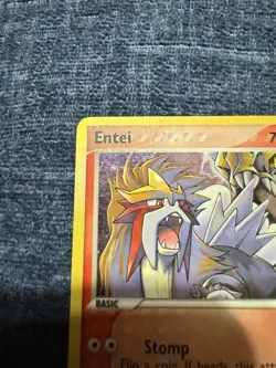 Entei 1/17 Scale Pokemon Pop Series 2 Holo Rare TCG Card - Image 2