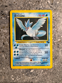 Pokemon TCG Cards Articuno 2/62 Fossil Holo Rare - Image 1