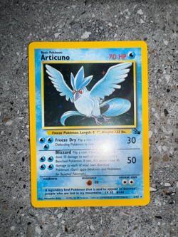 Pokemon TCG Cards Articuno 2/62 Fossil Holo Rare - Image 3