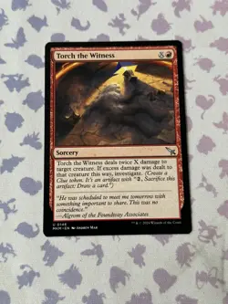 MTG - Torch the Witness - MKM - 0146 - Image 1