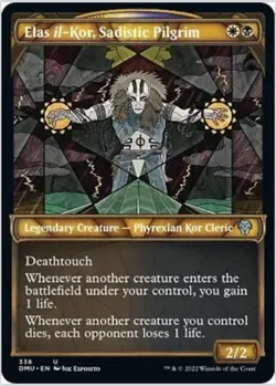 Elas il-Kor, Sadistic Pilgrim (Textured Foil, #338, NM) Dominaria United (DMU) - Image 1