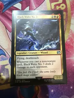 Black Waltz No. 3 FINAL FANTASY Uncommon NM Magic: The Gathering 214 - Image 1