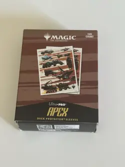 Aetherdrift Finish Line Apex sleeves ULTRA PRO MTG deck protectors 105 ct - Image 1