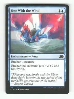One With the Wind C Jumpstart 2022 330 NM Normal Magic: The Gathering - Image 1