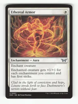 Ethereal Armor U Duskmourn: House of Horror 7 NM Normal MTG - Image 1